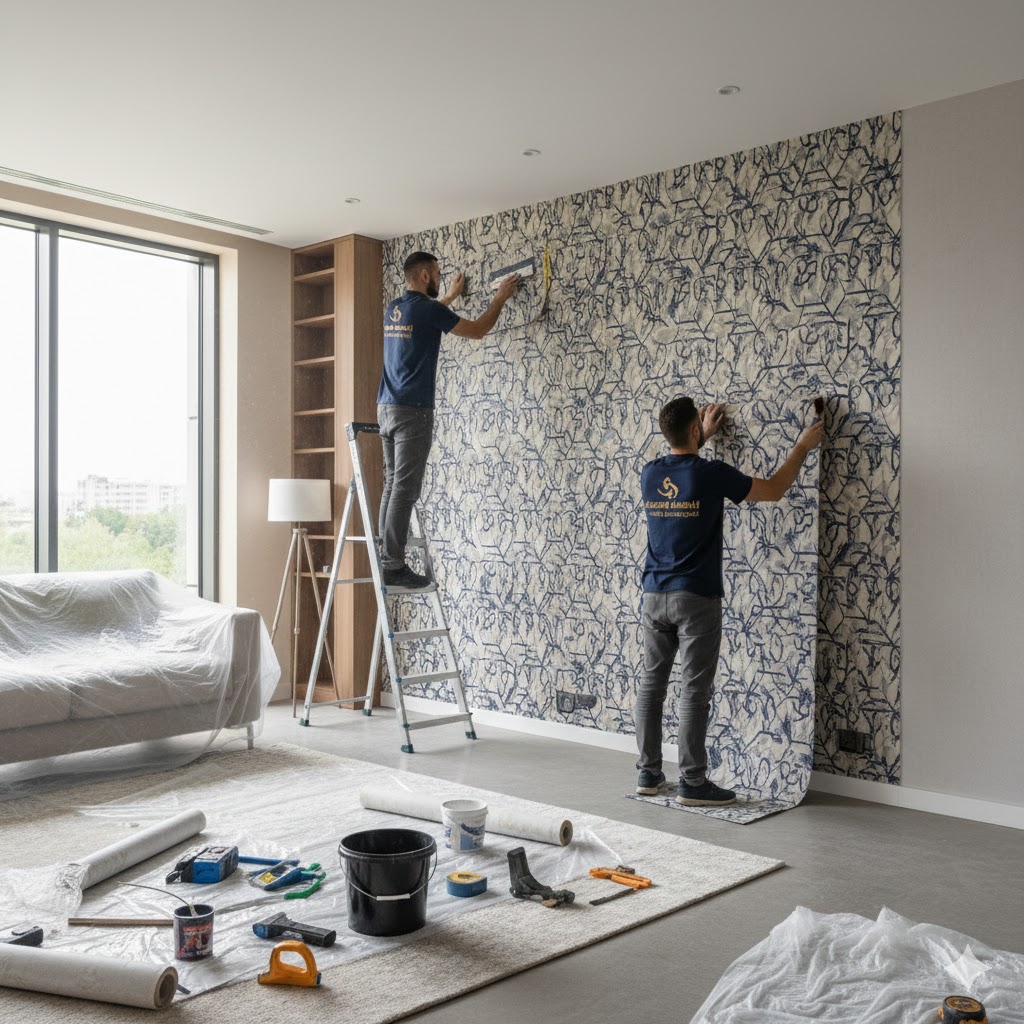 تركيب ورق جدران بمكة