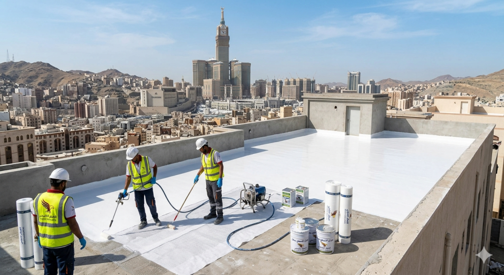 عوازل الاسطح بمكة