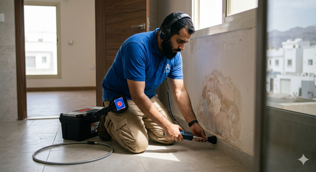 كشف تسربات المياه بخميس مشيط